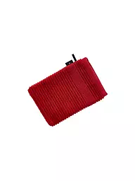 VOSSEN | Guanto da bagno TOMORROW 22x16m Grigio scuro | Rosso