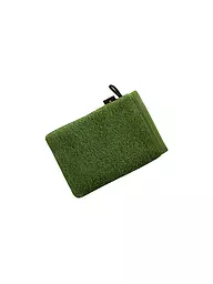 VOSSEN | Guanto da bagno VEGAN LIFE 16x22cm Salamander | Verde scuro