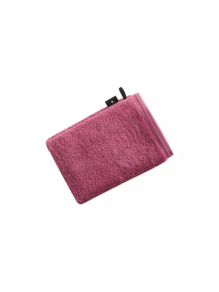 VOSSEN | Guanto da bagno VEGAN LIFE 16x22cm Mora | Fucsia