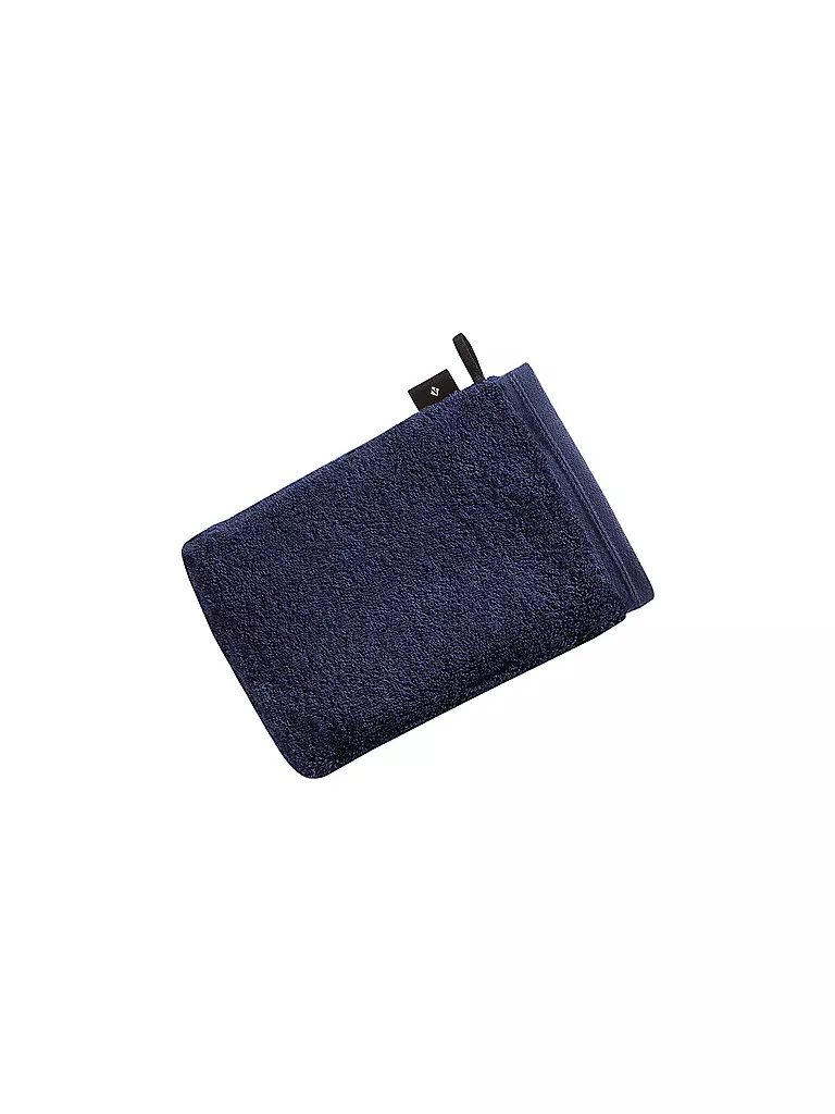 VOSSEN | Guanto da bagno VEGAN LIFE 22x16cm Blu Navy | Blu scuro