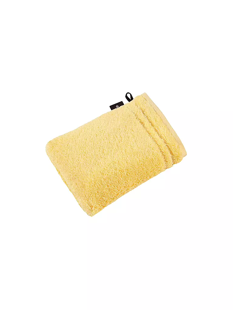 VOSSEN | Guanto da bagno VIENNA STYLE SUPERSOFT 16x22cm Citro | Giallo