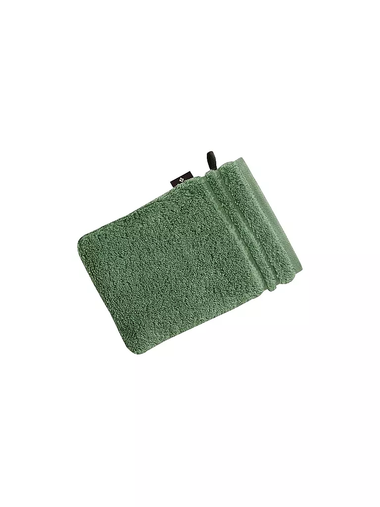 VOSSEN | Guanto da bagno VIENNA STYLE SUPERSOFT 16x22cm Evergreen | Oliva