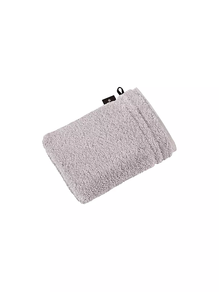 VOSSEN | Guanto da bagno VIENNA STYLE SUPERSOFT 16x22cm Grigio chiaro | Argento