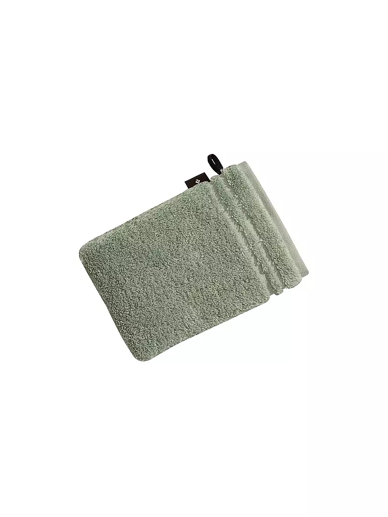 VOSSEN | Guanto da bagno VIENNA STYLE SUPERSOFT 16x22cm Verde Soft | Verde