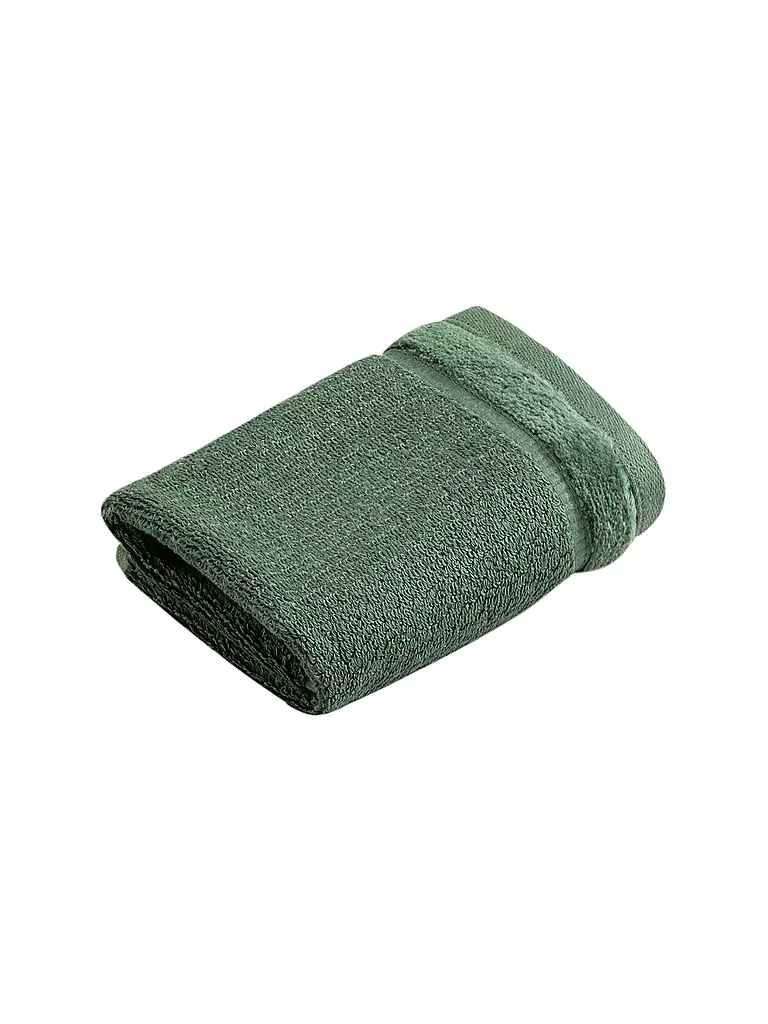 VOSSEN | Panno per il viso PURE 30x30cm Tè verde | Petrolio