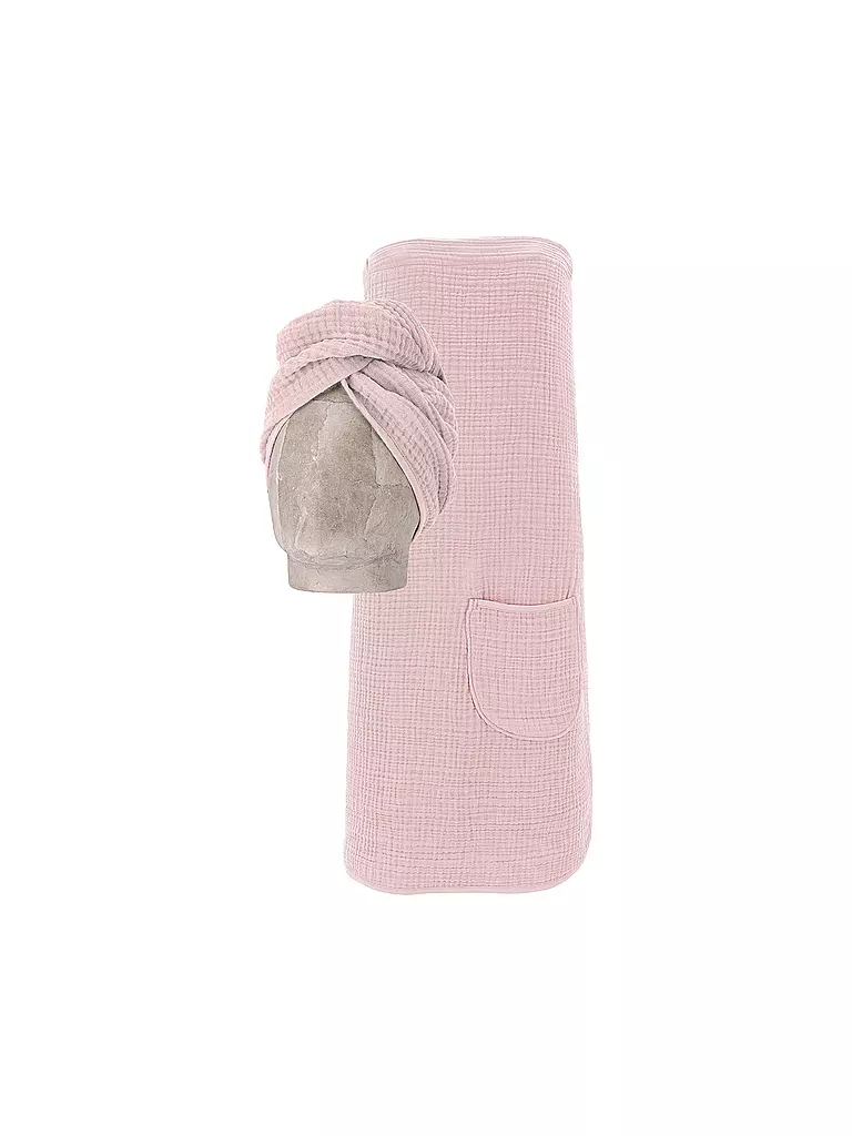 VOSSEN | Saunakilt 2 pz. WELLNESS Pearl Skin | Rosa