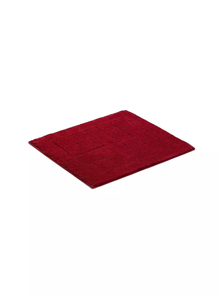 VOSSEN | Tappeto da bagno EXCLUSIVE 55x65cm Rubino | Rosso scuro