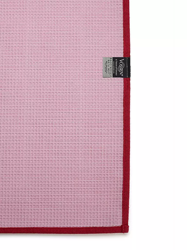 VOSSEN | Tappeto da bagno EXCLUSIVE 55x65cm Rubino | Rosso scuro