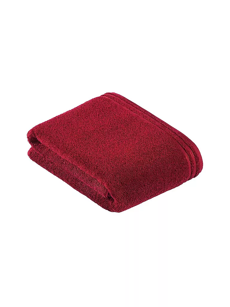 VOSSEN | Telo da bagno CALYPSO FEELING 100x150cm Rubino | Rosso scuro