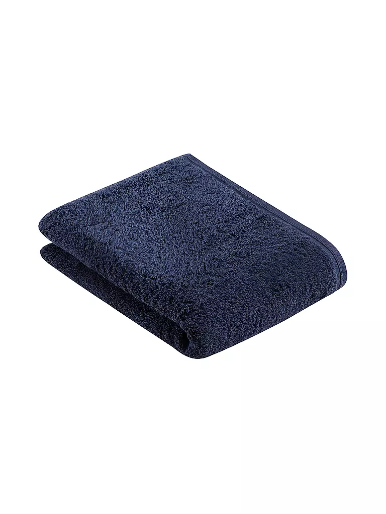 VOSSEN | Telo da doccia VEGAN LIFE 67x140cm Blu Navy | Blu scuro