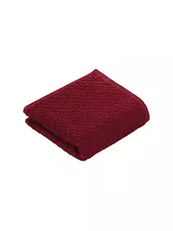 VOSSEN | Telo doccia 67x140cm GOLDEN CENTURY Grigio ardesia | Rosso scuro
