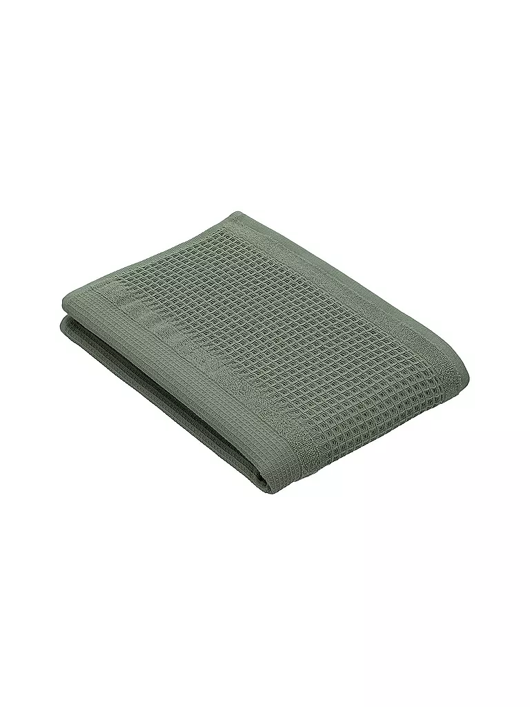 VOSSEN | Telo doccia 67x140cm SENSES Detox Green | Verde scuro
