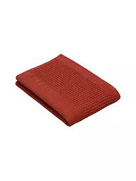 VOSSEN | Telo doccia 67x140cm SENSES Detox Green | Rosso scuro