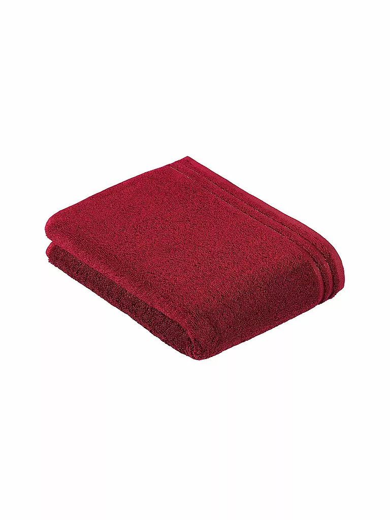VOSSEN | Telo doccia CALYPSO FEELING 67x140cm Rubino | Rosso scuro