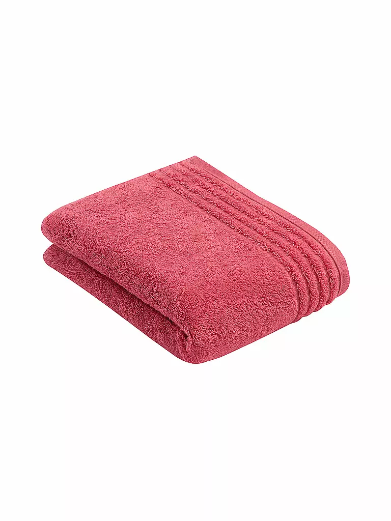 VOSSEN | Telo doccia VIENNA STYLE SUPERSOFT 67x140cm Maroon | Rosa
