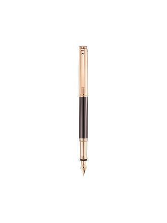 WALDMANN | Penna stilografica Tuscany oro-marrone Medium in argento sterling 925