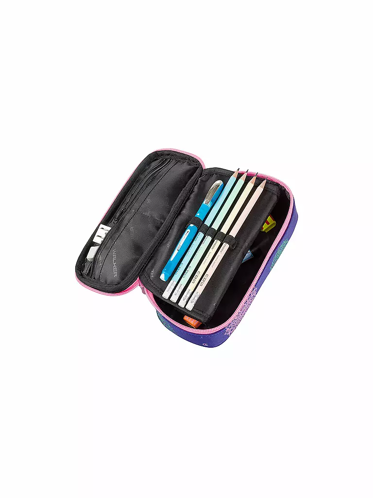 WALKER | Astuccio Pencil Box Court | Blu