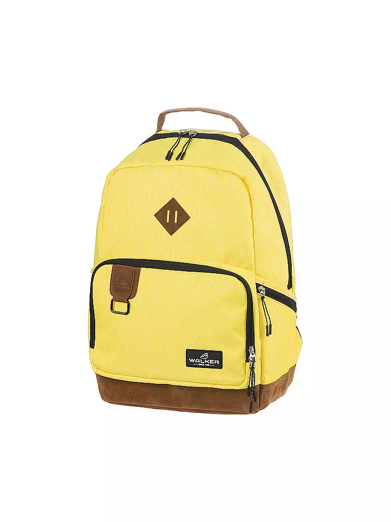 WALKER | Zaino Pure Eco Concept Burro | Giallo