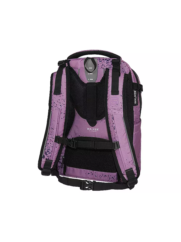 WALKER | Zaino scolastico Campus Evo 2.0 Purple Splash | Bacca