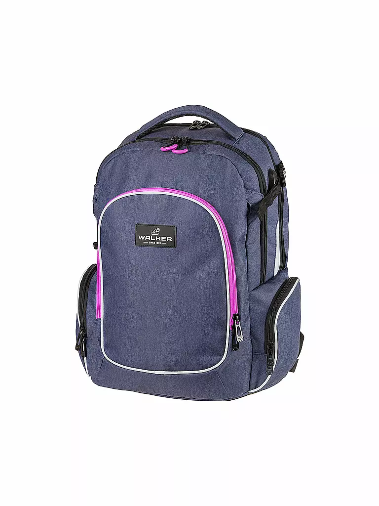 WALKER | Zaino scolastico Campus Evo Wizzard Blue Ivy Pink | Blu