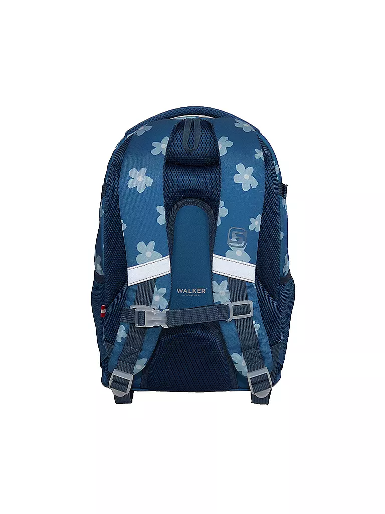 WALKER | Zaino scolastico Fame 2.0 Uni 90ies Flower Blue | Blu