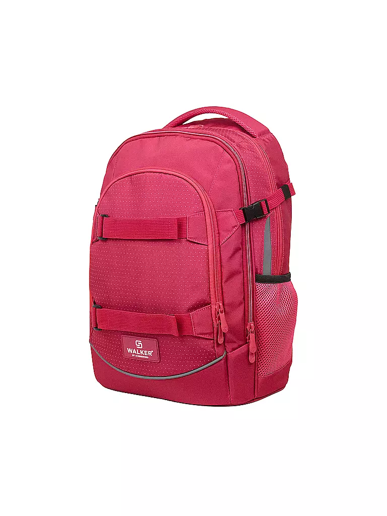 WALKER | Zaino scolastico Fame 2.0 Uni Magenta | Rosso
