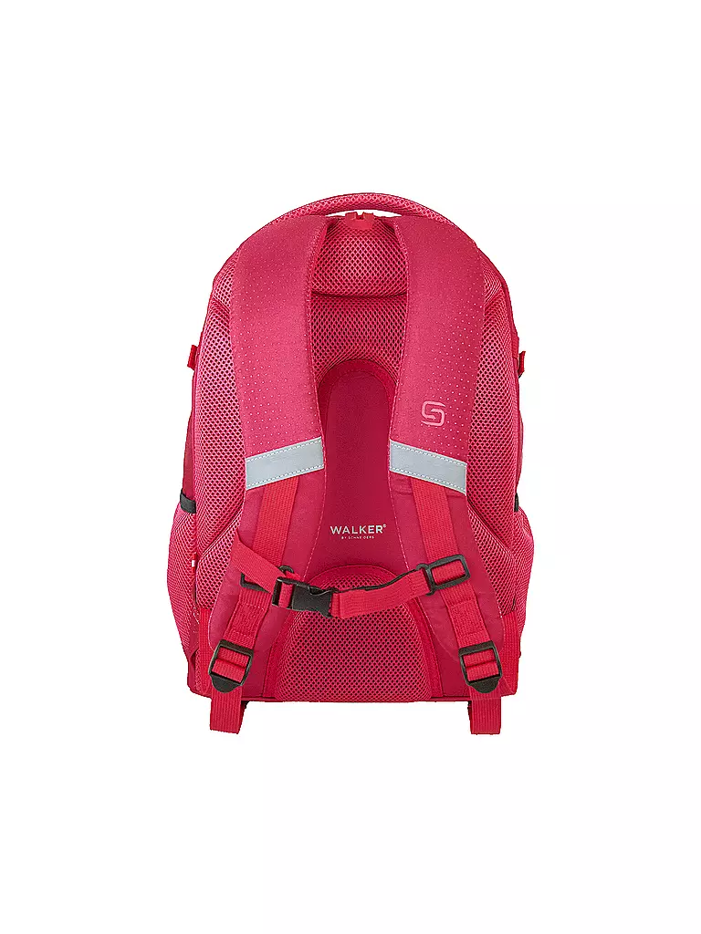 WALKER | Zaino scolastico Fame 2.0 Uni Magenta | Rosso