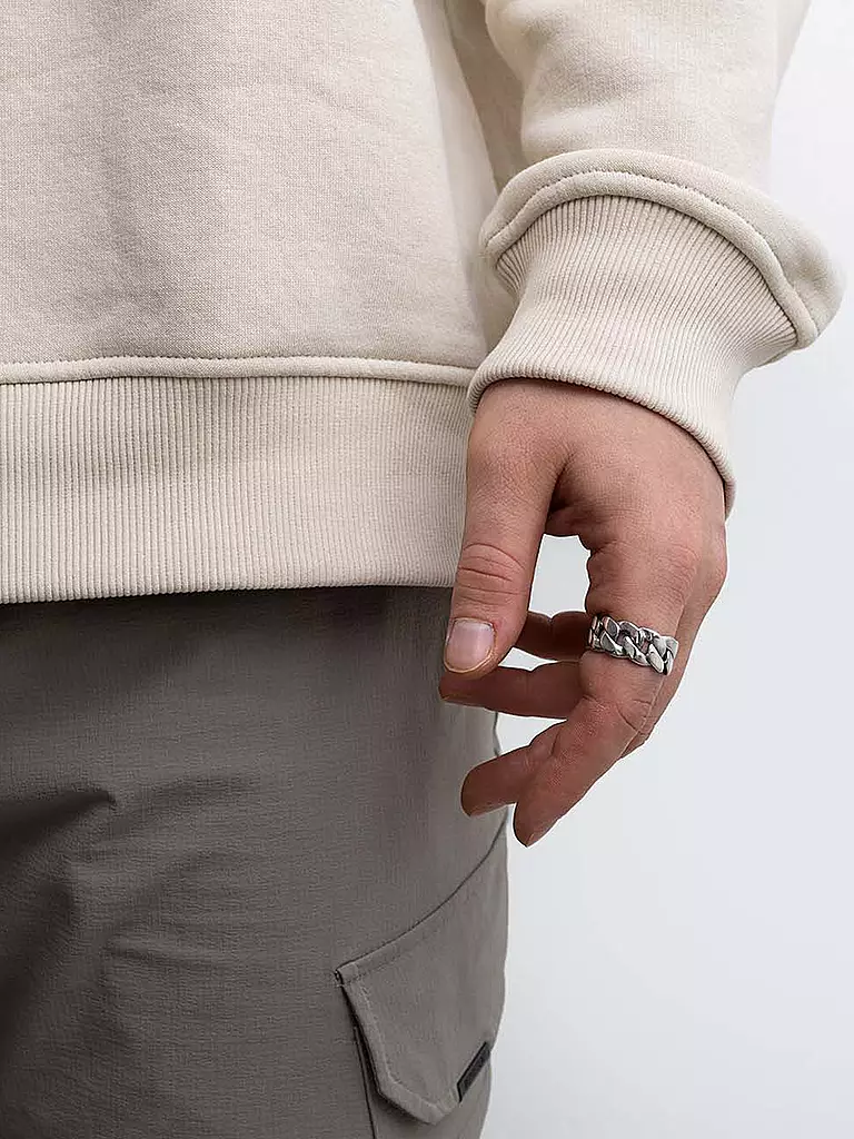 WARPEDSENSE | Anello BIG CUBAN | Argento