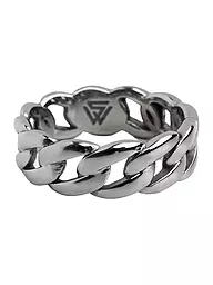 WARPEDSENSE | Anello CUBAN in acciaio inossidabile | Argento