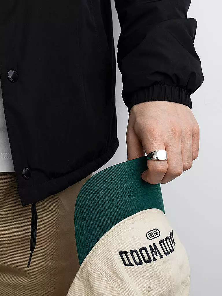 WARPEDSENSE | Anello ROUNDED SIGNET | Argento