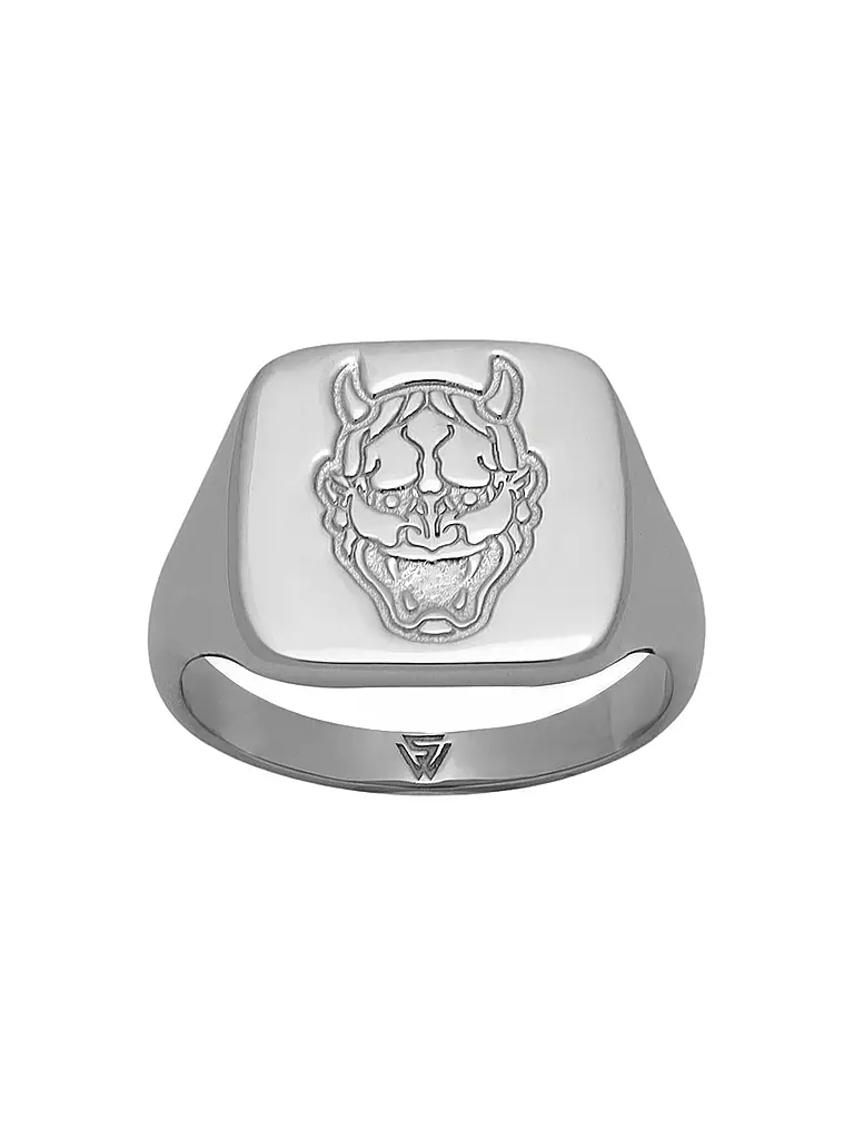 WARPEDSENSE | Ring ONI MASK | Argento