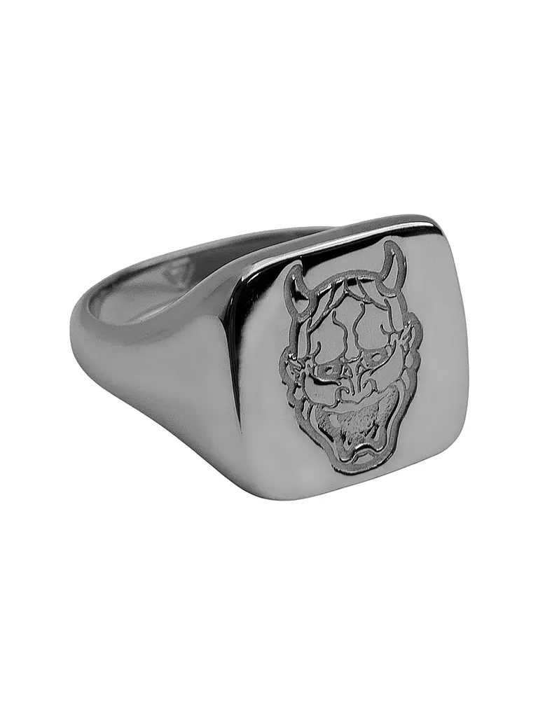 WARPEDSENSE | Ring ONI MASK | Argento
