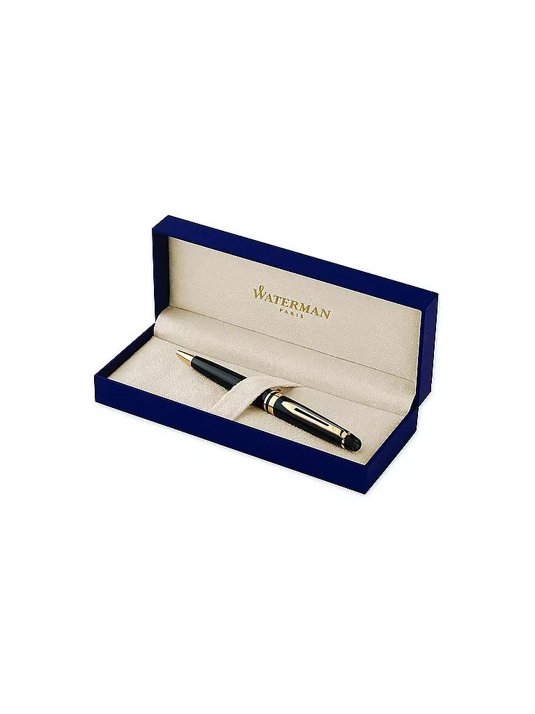 WATERMAN | Penna a sfera "Expert" M Black G.C. | Blu