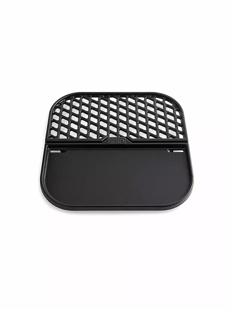 WEBER GRILL | Griglia di cottura e piastra di ghisa 2 in 1 8858 | Nero