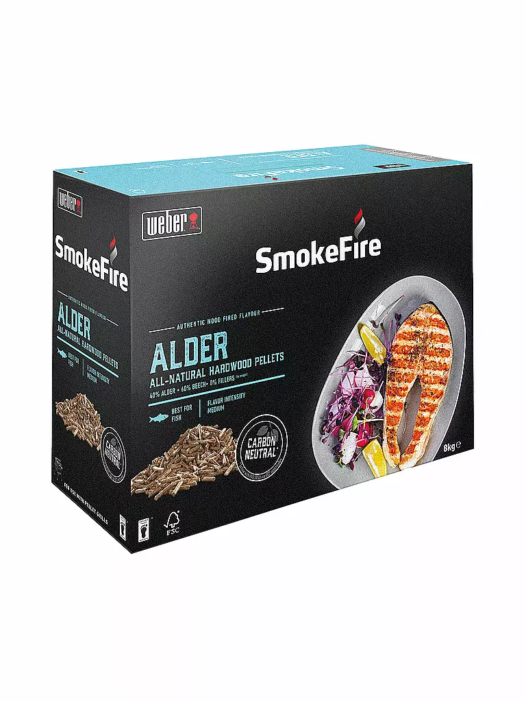 WEBER GRILL | Smokefire Pellet di legno 8kg Ontano | Marrone