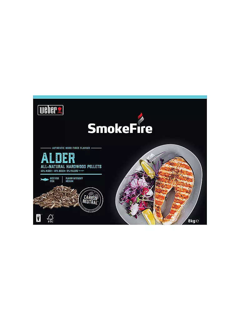 WEBER GRILL | Smokefire Pellet di legno 8kg Ontano | Marrone