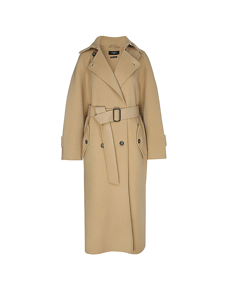 Cappotto di lana CADINE cammello 42