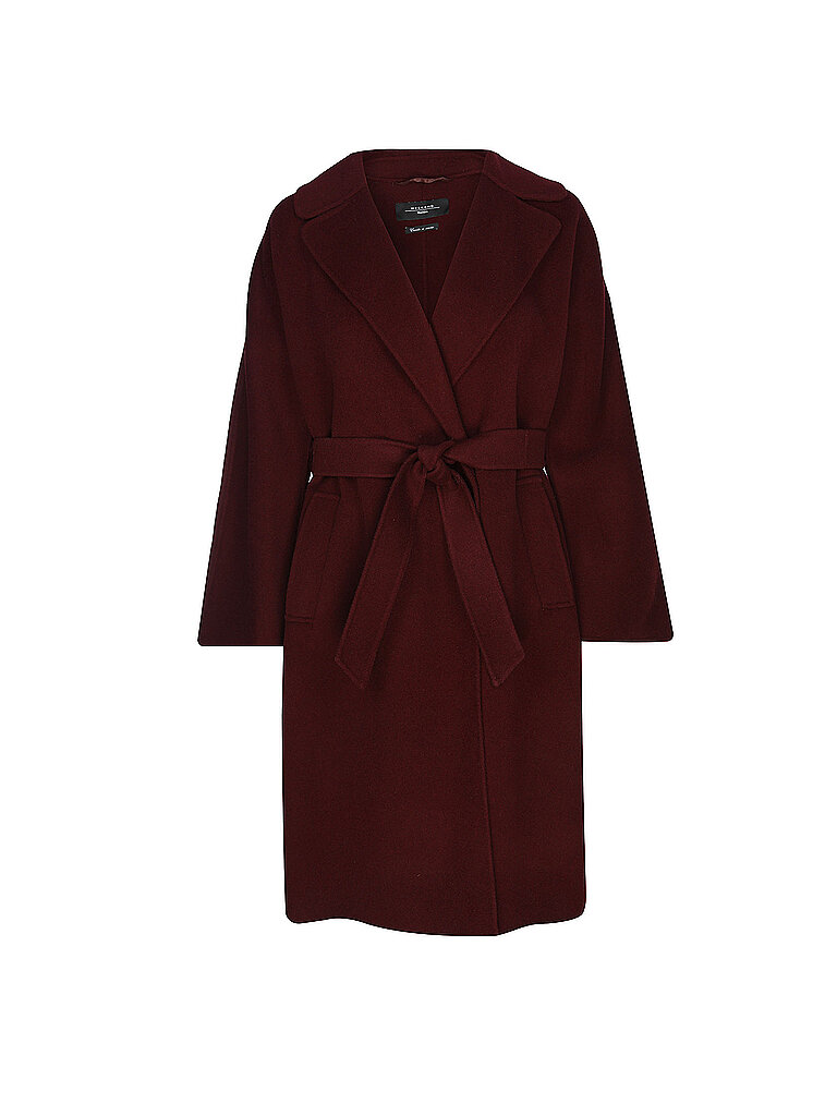 Cappotto in lana WKDCIVADA rosso scuro 40