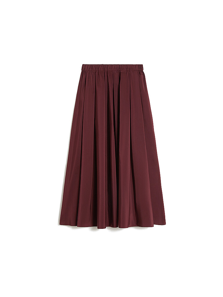 Maxigonna WKDCURVATO rosso scuro 42