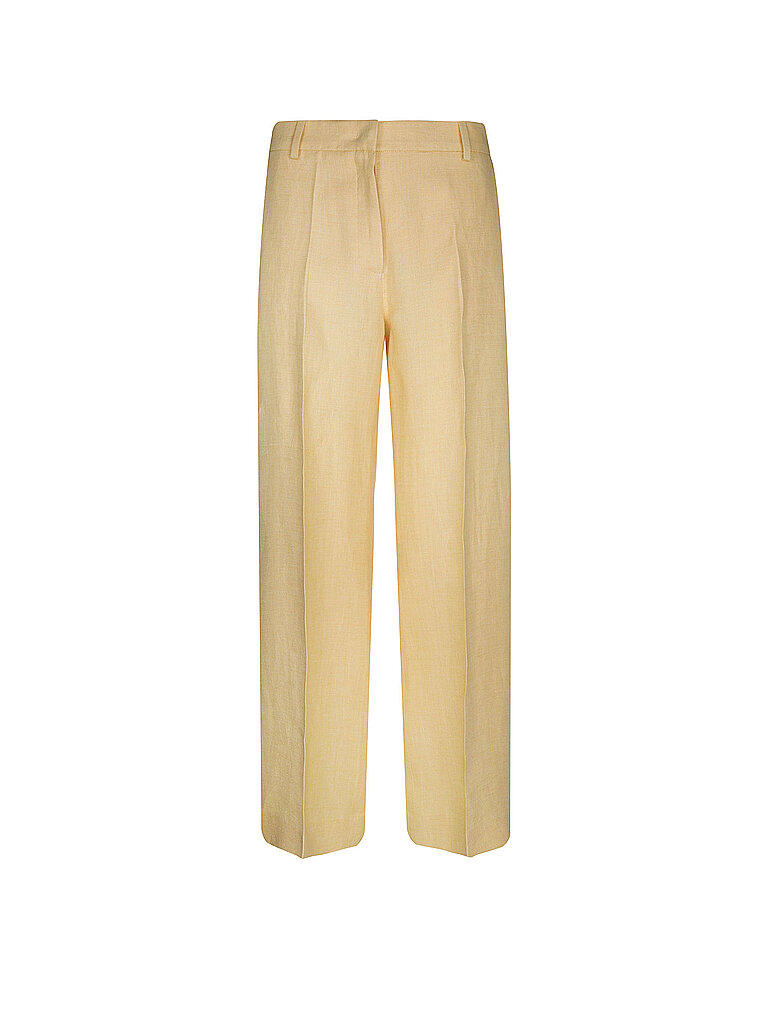 Pantaloni di lino WKDMALIZIA giallo 40
