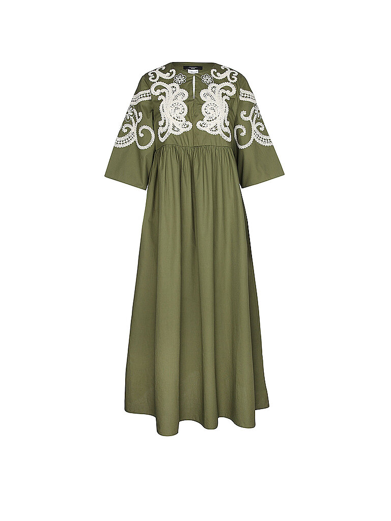 Max Mara Maxi abito oliva 42