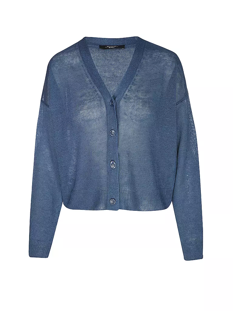 WEEKEND MAX MARA | Cardigan in lino DANIELA | Blu