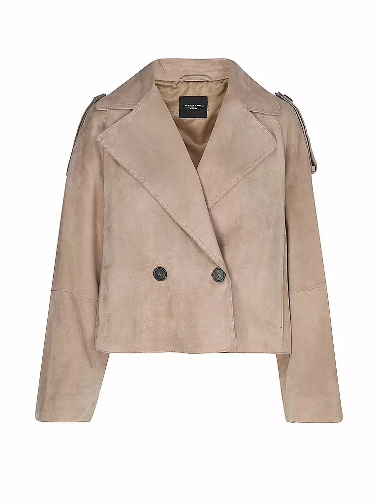 WEEKEND MAX MARA | Giacca in pelle MAGA | Marrone chiaro