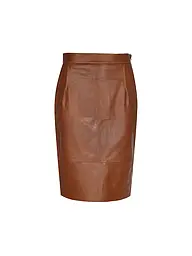 WEEKEND MAX MARA | Gonna in pelle PAPAILE | Marrone