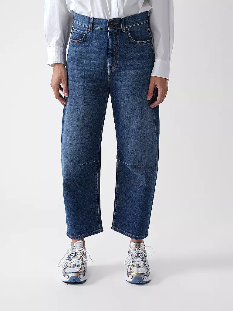 WEEKEND MAX MARA | Jeans Barrel Fit 7/8 CAPRILE | Blu scuro