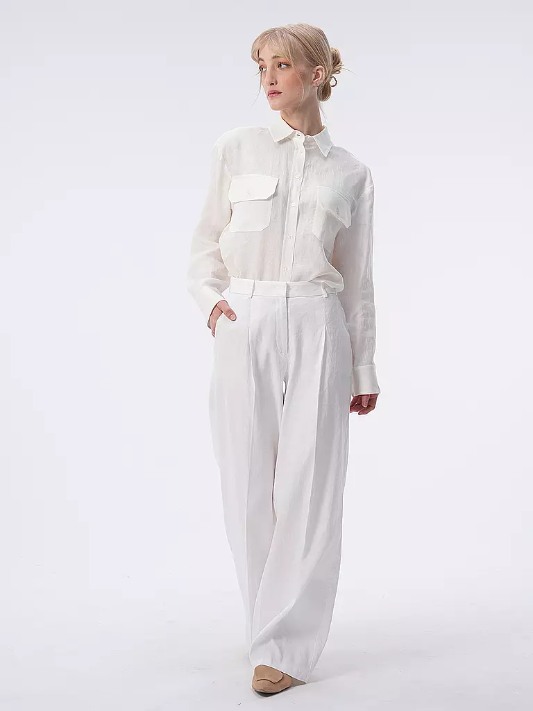 WEEKEND MAX MARA | Leinenbluse EUREKA | Bianco