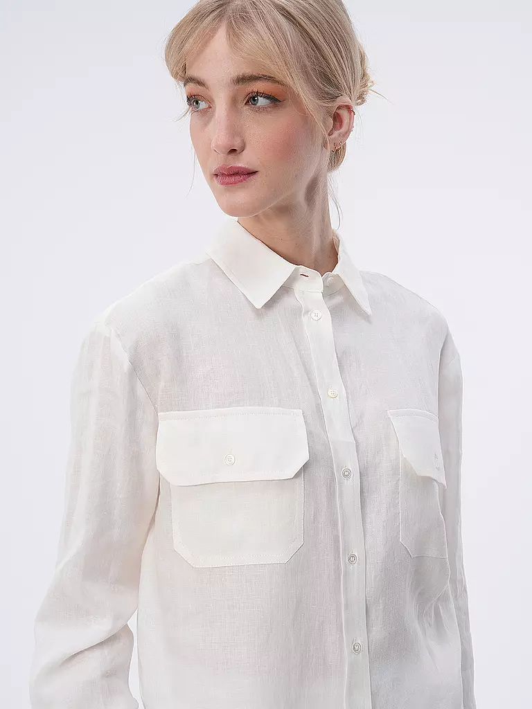 WEEKEND MAX MARA | Leinenbluse EUREKA | Bianco