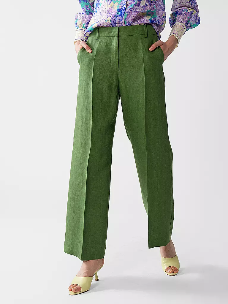 WEEKEND MAX MARA | Leinenhose MALIZIA | Verde