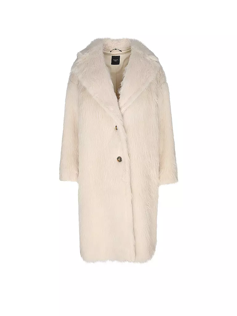 WEEKEND MAX MARA | Mantel in Felloptik CANTONE | Beige