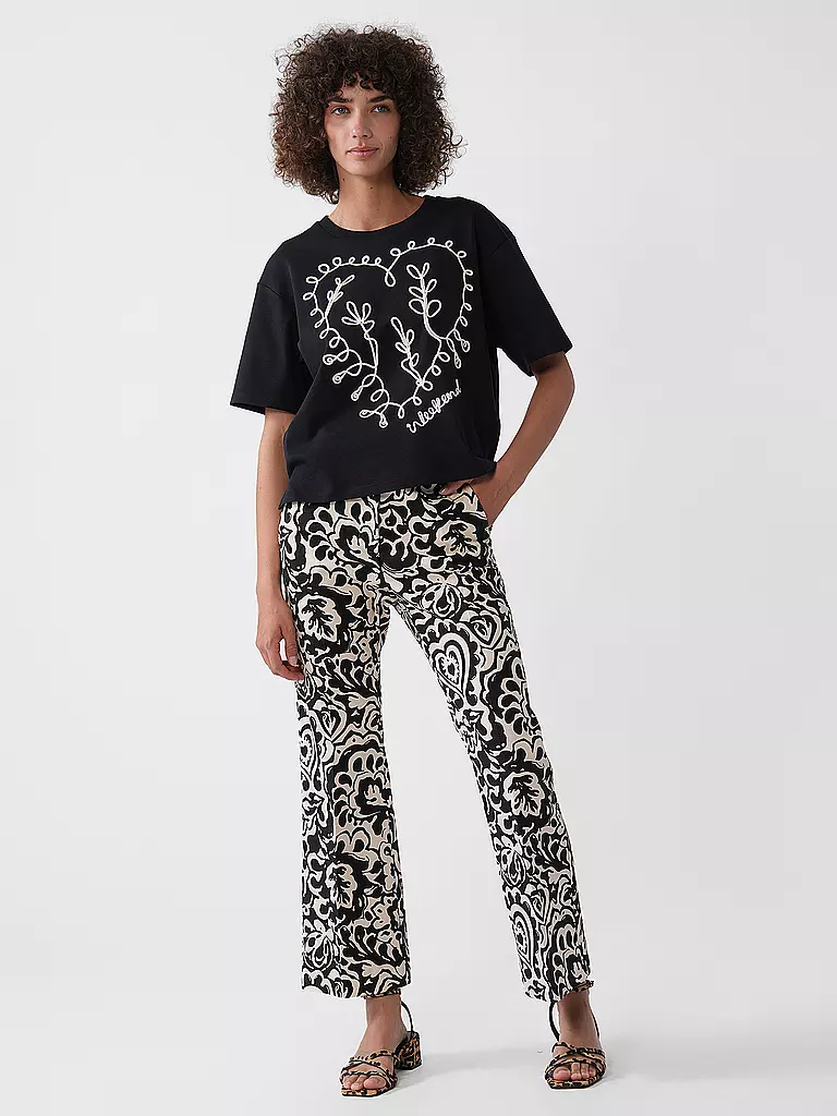 WEEKEND MAX MARA | Pantaloni Flared Fit CADMIO | Nero